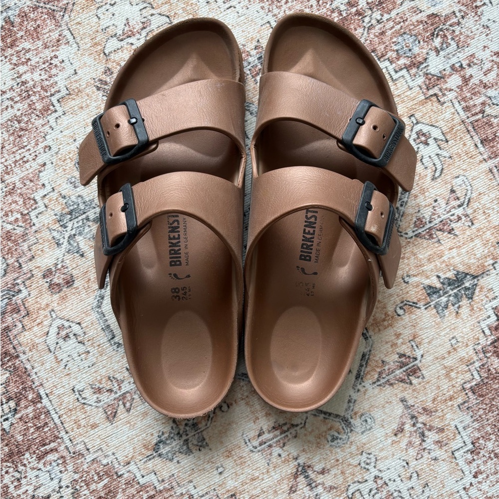 Birkenstock EVA Arizona Sandals in bronze